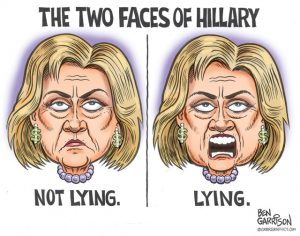 Lying crooked hillary clinton