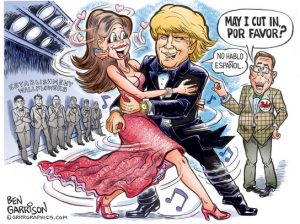 trump dancing melania