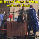 Hillary Clinton and Barack Obama Featured in Prison on Parade Float in Texas