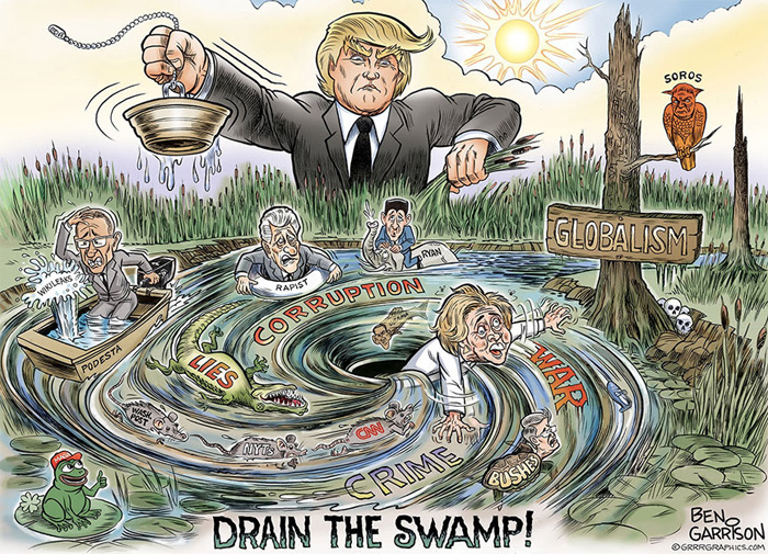trump-drain-the-swamp-cartoon