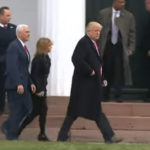 Trump Gets Standing Ovation While Attending Sunday Mass in NJ