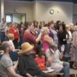 Leftists Protesters Scream, Lose their Minds at GOP Town Hall During Prayer