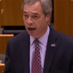 Nigel Farage Sports Trump Pin During Speech Blasting EU Unelected Leaders