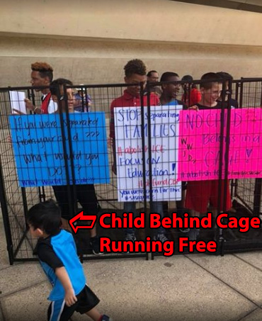 illega-immigrant-child-not-behind-cage-fake