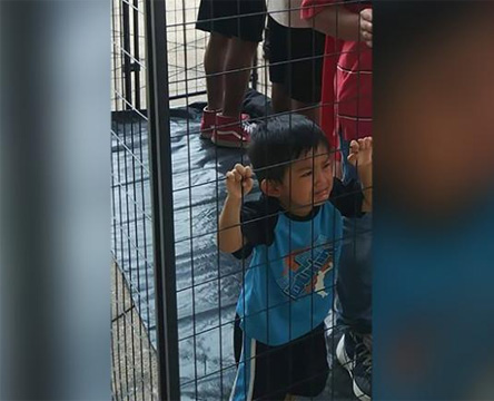 illegal-immigrant-child-in-cage-fake-photo